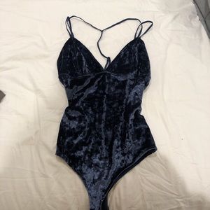 Velvet bodysuit